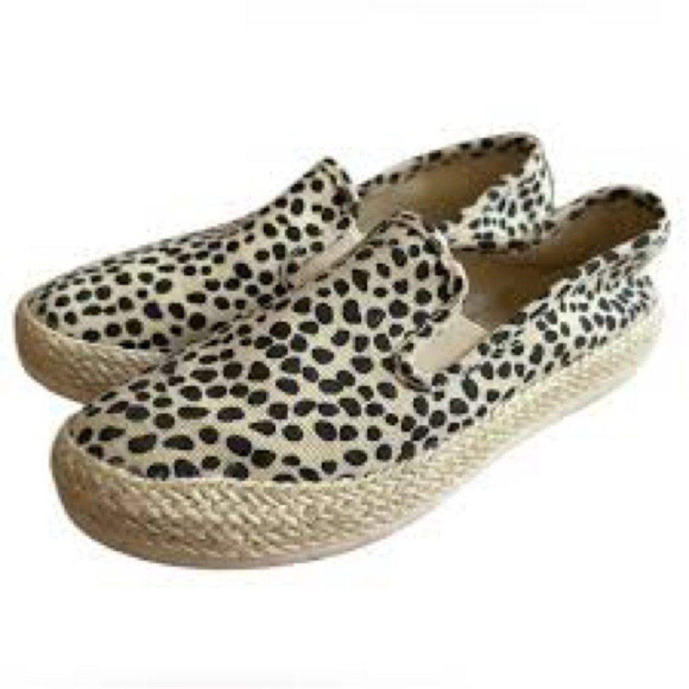 ESPRIT  Nadine Espadrille Slip.On Shoes Mobwife Animal Print Tan/Black Sneaker